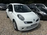Used Nissan Micra Visia 79 HP (58 kW) 2009 White Hatchback