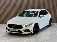 Used Mercedes A180 AMG Line Premium 116 HP (85 kW) 2019 White Hatchback