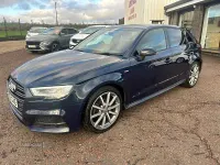 Used Audi A3 Black Edition 116 HP (85 kW) 2019 Blue Sedan