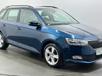 Used Skoda Fabia SE L 95 HP (69 kW) 2020 Blue Hatchback