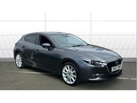 Usado Mazda 3 Inclusive 117 CV (86 kW) 2017 Gris Utilitario