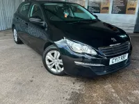 Used Peugeot 308 Active 120 HP (88 kW) 2017 Black Hatchback