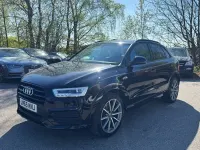 Used Audi Q3 S-line plus 180 HP (132 kW) 2016 Black SUV