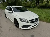 Used Mercedes A180 AMG line 2017 White Hatchback