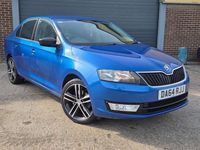 Used Skoda Rapid Sport 105 HP (77 kW) 2014 Blue Hatchback