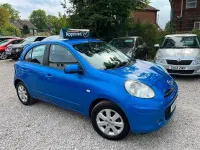 Used Nissan Micra Acenta 98 HP (72 kW) 2011 Blue Hatchback