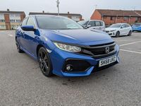 Used Honda Civic SR 126 HP (92 kW) 2018 Blue Hatchback