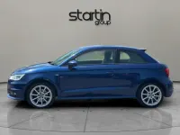 Used Audi A1 S-Line 123 HP (90 kW) 2017 Blue Hatchback