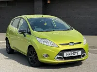 Used Ford Fiesta Zetec 96 HP (70 kW) 2011 Green Hatchback