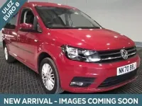 Used VW Caddy Maxi Life 122 HP (89 kW) 2021 Red MPV
