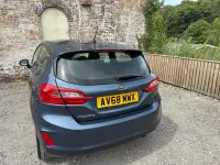 Used Ford Fiesta Zetec 85 HP (62 kW) 2018 Blue Hatchback
