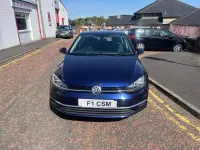 Used VW Golf VII SE 125 HP (91 kW) 2018 Blue Hatchback