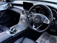 Used Mercedes C220 AMG Line Premium Plus 170 HP (125 kW) 2017 White Cabriolet