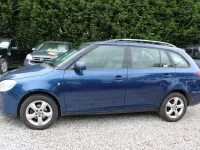 Used Skoda Fabia 105 HP (77 kW) 2009 Blue Estate