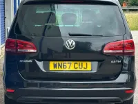 Used VW Sharan SE 177 HP (130 kW) 2017 Black MPV