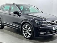 Used VW Tiguan R-line 150 HP (110 kW) 2018 Black SUV
