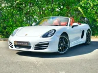 Used Porsche Boxster 265 HP (194 kW) 2014 White Cabriolet