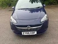 Used Vauxhall Corsa Design Edition 95 HP (69 kW) 2016 Blue Hatchback