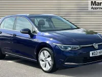 Used VW Golf VIII Style 130 HP (95 kW) 2021 Blue