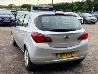 Used Vauxhall Corsa Design Edition 90 HP (66 kW) 2017 Silver Hatchback