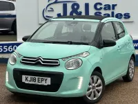 Used Citroën C1 Feel 72 HP (52 kW) 2018 Green Hatchback