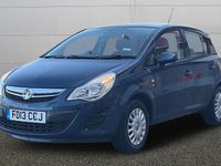 Used Vauxhall Corsa S 65 HP (47 kW) 2013 Blue Hatchback
