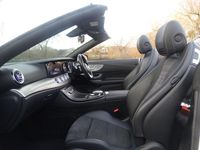 Used Mercedes E220 AMG line 194 HP (142 kW) 2018 White Cabriolet