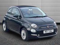 Used Fiat 500 Lounge 85 HP (62 kW) 2017 Crossover black Cabriolet