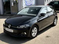Used VW Polo SE 80 HP (58 kW) 2019 Black Hatchback