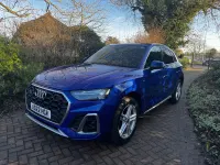 Used Audi Q5 S-Line 204 HP (150 kW) 2022 Blue SUV