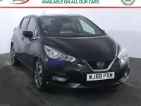 Used Nissan Micra S 90 HP (66 kW) 2018 Black Hatchback