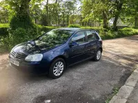 Used VW Golf V Match 105 HP (77 kW) 2008 Blue Hatchback