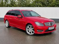 Used Mercedes C250 Sport Edition 200 HP (147 kW) 2011 Red Estate
