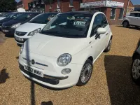 Used Fiat 500 Lounge 69 HP (50 kW) 2012 White Hatchback