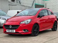 Used Vauxhall Corsa Edition 115 HP (84 kW) 2015 Red Hatchback