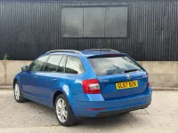 Used Skoda Octavia SE L 115 HP (84 kW) 2017 Blue Estate