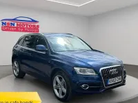Used Audi Q5 S-line plus 224 HP (164 kW) 2014 Blue SUV