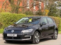 Used VW e-Golf 99 kW (135 HP) 2018 Black Hatchback