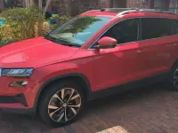 Used Skoda Karoq SE L 150 HP (110 kW) 2022 Red SUV