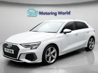 Begagnad Audi A3 Sportback S-Line 150 HK (110 kW) 2022 Vit Halvkombi