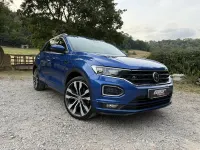 Used VW T-Roc R-line 150 HP (110 kW) 2019 Blue SUV