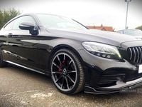 Used Mercedes C220 AMG line 2021 Black Coupe