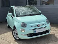 Usado Fiat 500C Lounge 69 HP (50 kW) 2015 Verde Cabrios