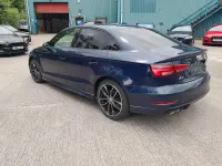 Used Audi A3 Black Edition 150 HP (110 kW) 2018 Blue Sedan