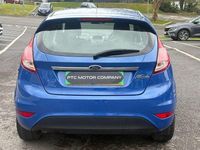Used Ford Fiesta Zetec 82 HP (60 kW) 2014 Blue Hatchback