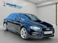 Used Audi A3 S-Line 150 HP (110 kW) 2015 Black Sedan