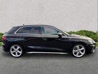 Used Audi A3 S-Line 147 HP (108 kW) 2020 Black Hatchback