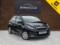 Used Peugeot 108 Active 2018 Black Hatchback