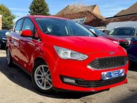 Used Ford C-MAX Zetec 125 HP (91 kW) 2018 Red MPV