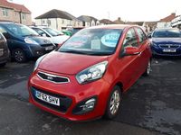Used Kia Picanto 85 HP (62 kW) 2013 Red Hatchback